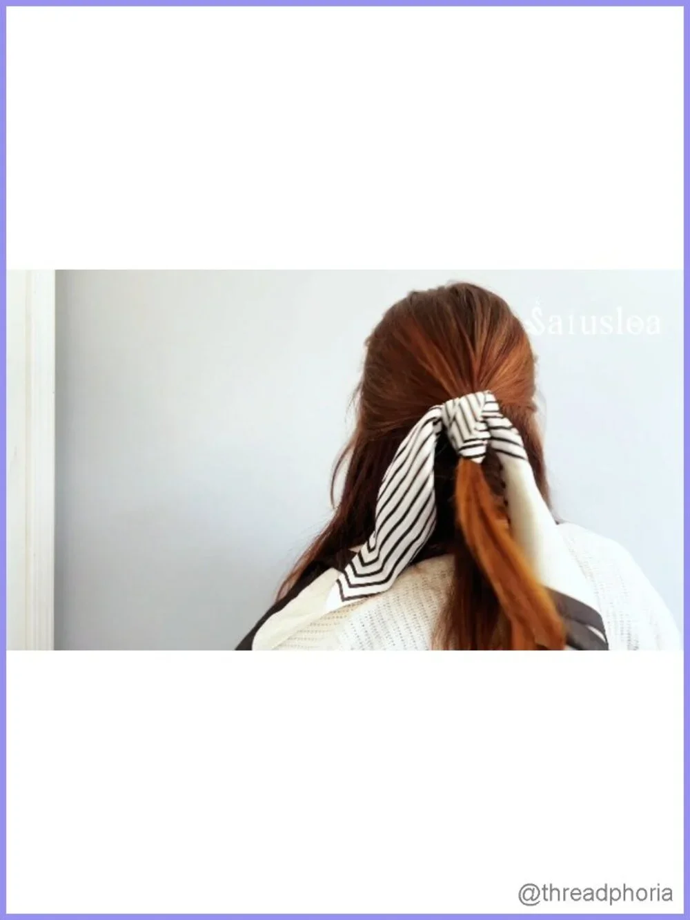Saiusloa Silky Polyester Satin Square Scarf Neck Head Hair Wrap Bandana
